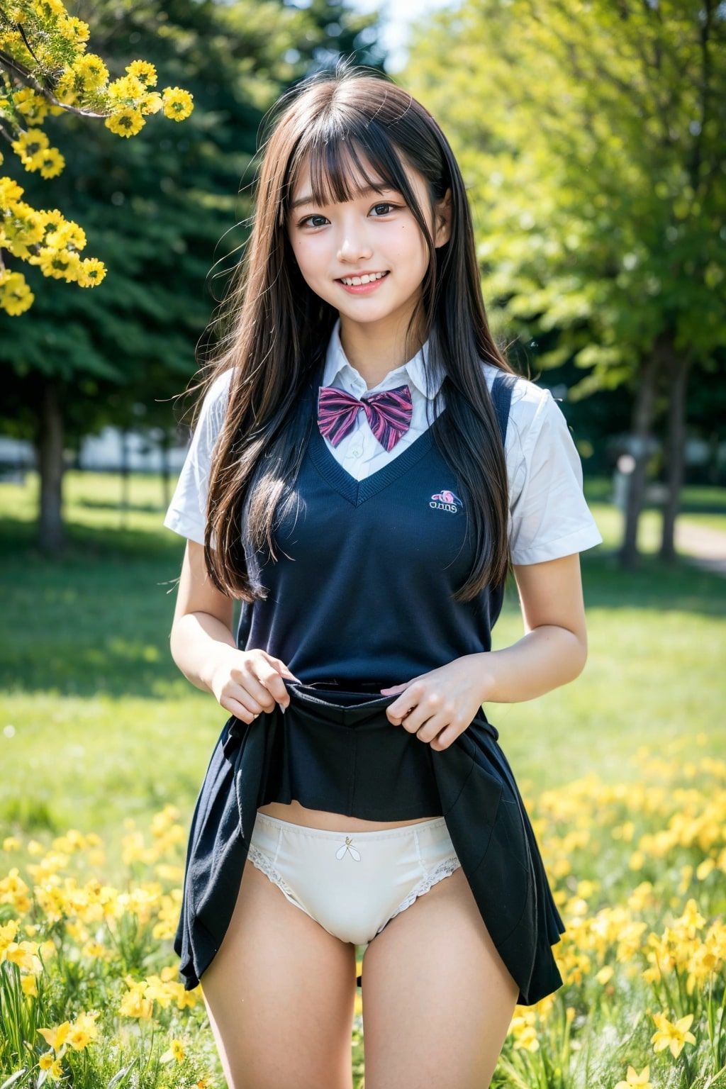 三次元のリアルAI女子のパンチラ画像がエロすぎた件